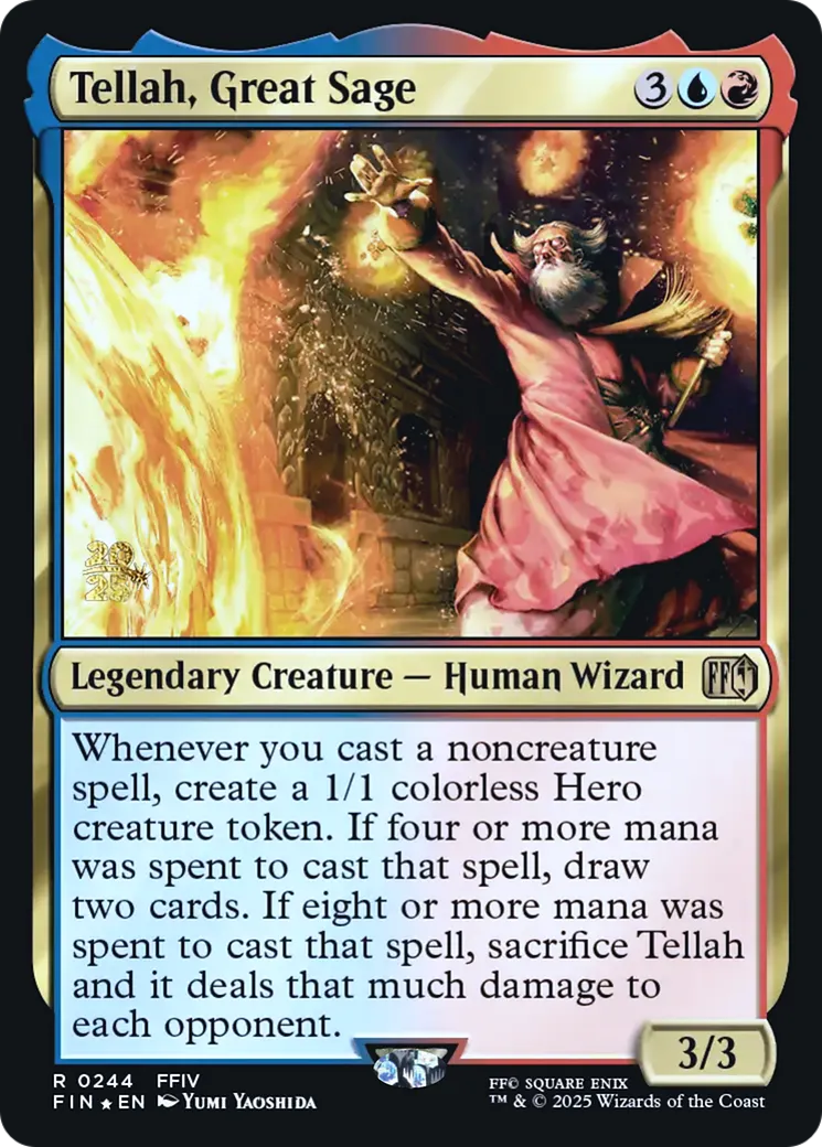 Tellah, grand sage — Final Fantasy Promos — Magic: The Gathering