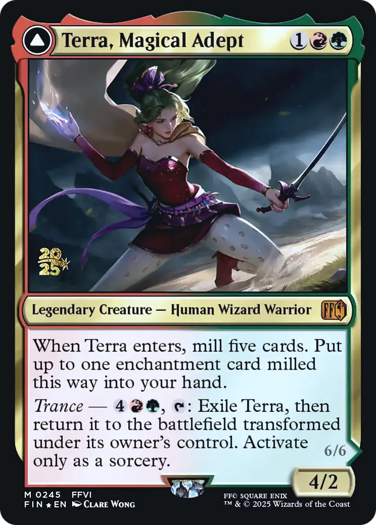 Terra, Magical Adept // Esper Terra — Final Fantasy Promos — Magic: The Gathering