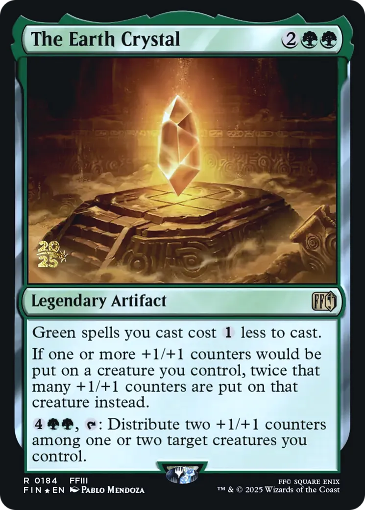 The Earth Crystal — Final Fantasy Promos — Magic: The Gathering