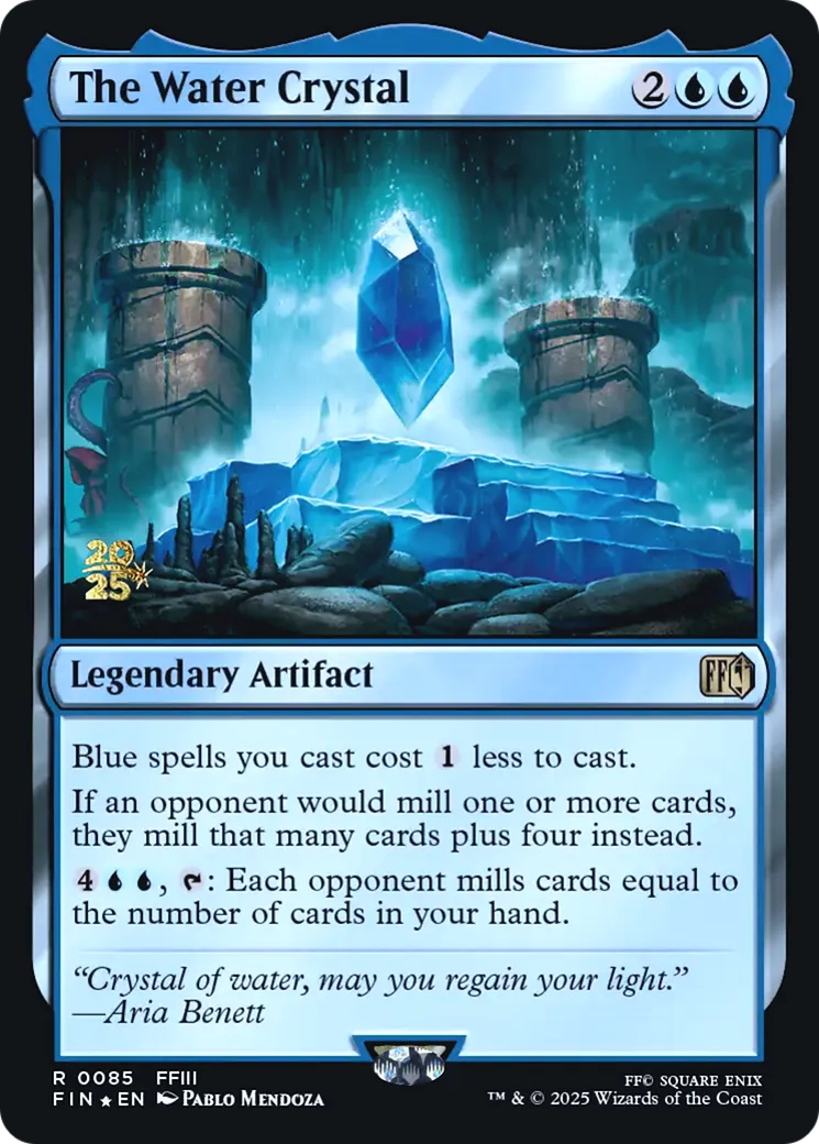 Le Cristal de l'eau from Final Fantasy Promos - Magic: The Gathering