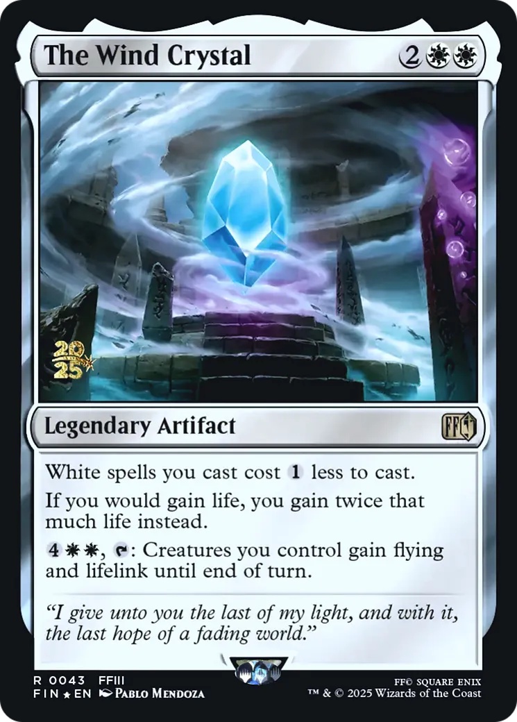 Le Cristal du vent — Final Fantasy Promos — Magic: The Gathering