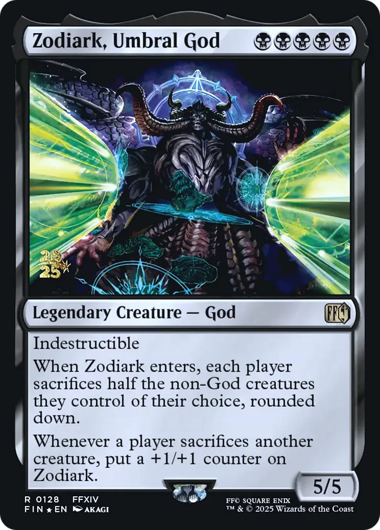 Zordiarche, icône des Ténèbres — Final Fantasy Promos — Magic: The Gathering