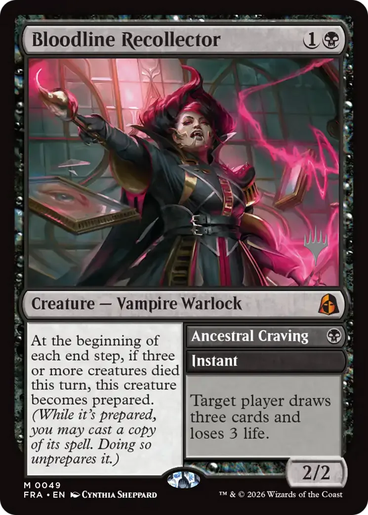 Bloodline Recollector // Ancestral Craving — Reality Fracture Promos — Magic: The Gathering