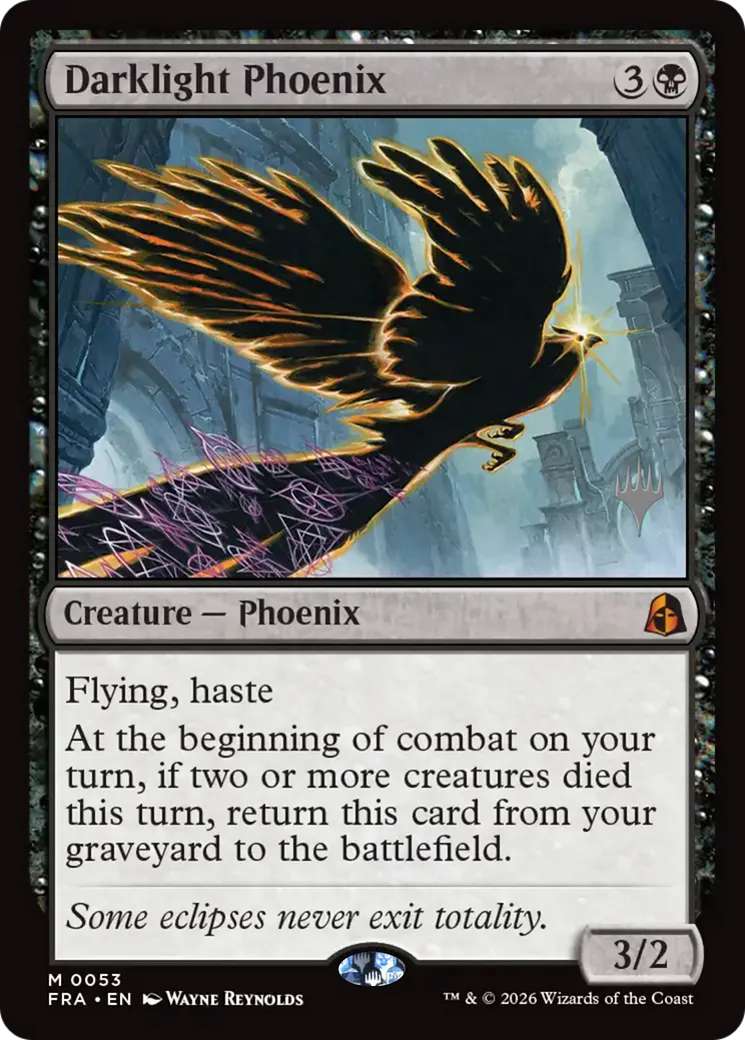 Darklight Phoenix — Reality Fracture Promos — Magic: The Gathering