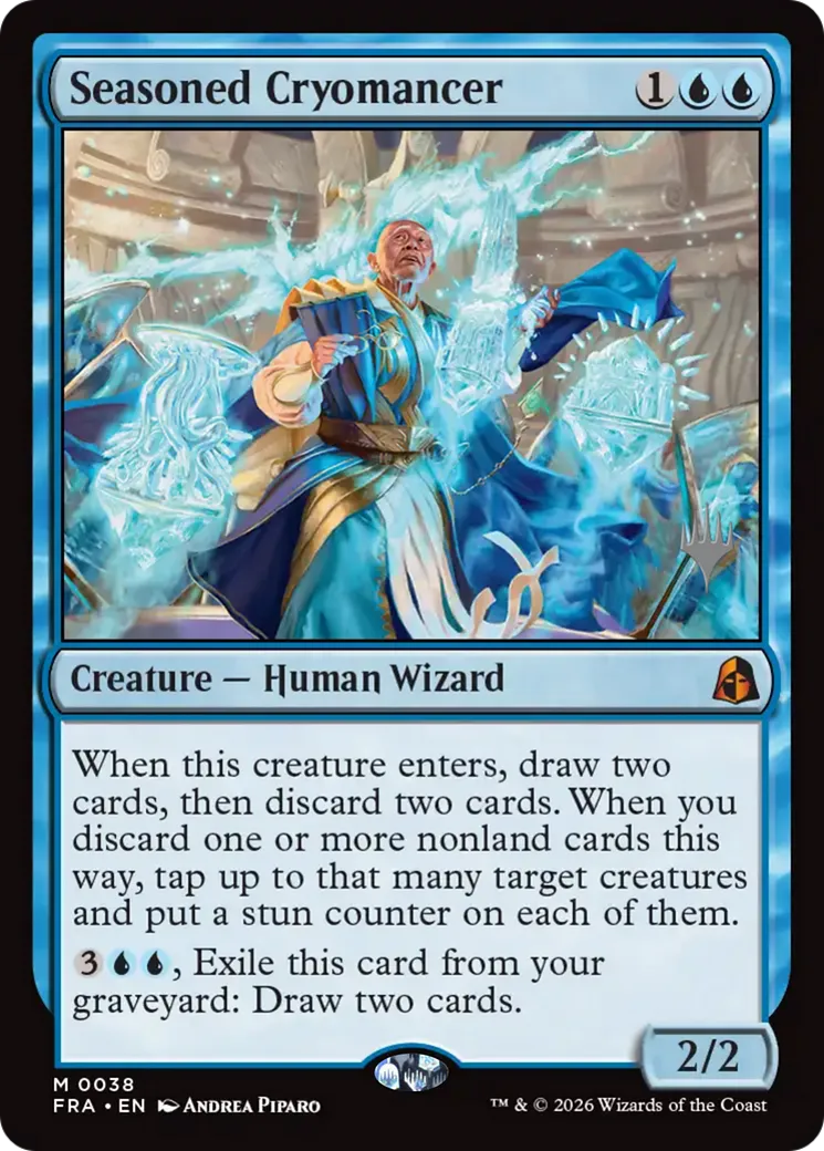 Seasoned Cryomancer — Reality Fracture Promos — Magic: The Gathering