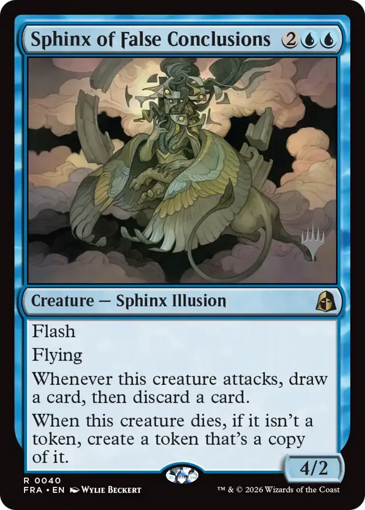 Sphinx of False Conclusions — Reality Fracture Promos — Magic: The Gathering