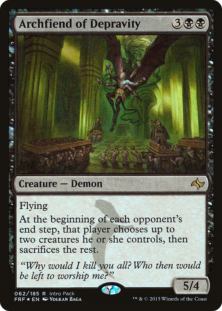 Archifielleux de la dépravation from Fate Reforged Promos - Magic: The Gathering