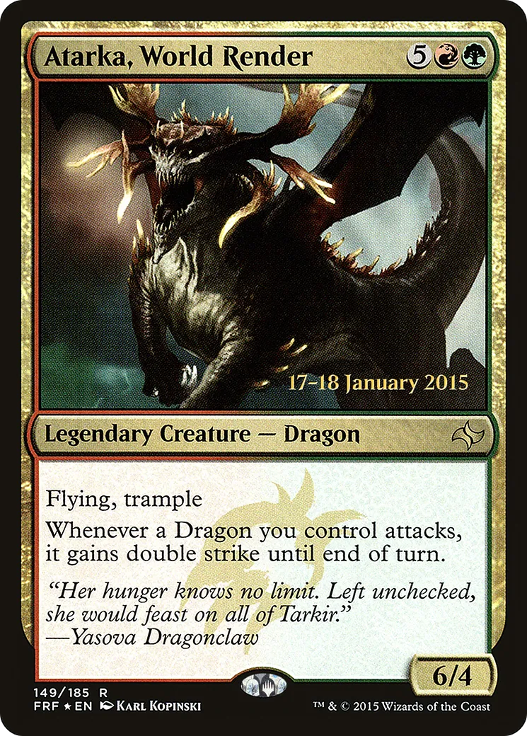 Atarka, broyeuse de monde — Fate Reforged Promos — Magic: The Gathering