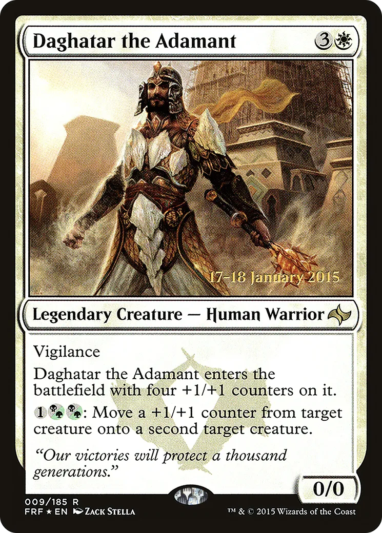 Daghatar the Adamant — Fate Reforged Promos — Magic: The Gathering