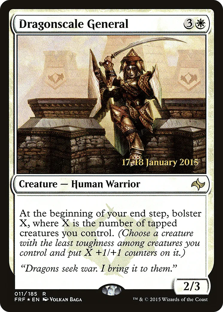 Dragonscale General — Fate Reforged Promos — Magic: The Gathering