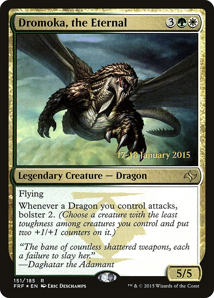 Dromoka l'éternelle — Fate Reforged Promos — Magic: The Gathering