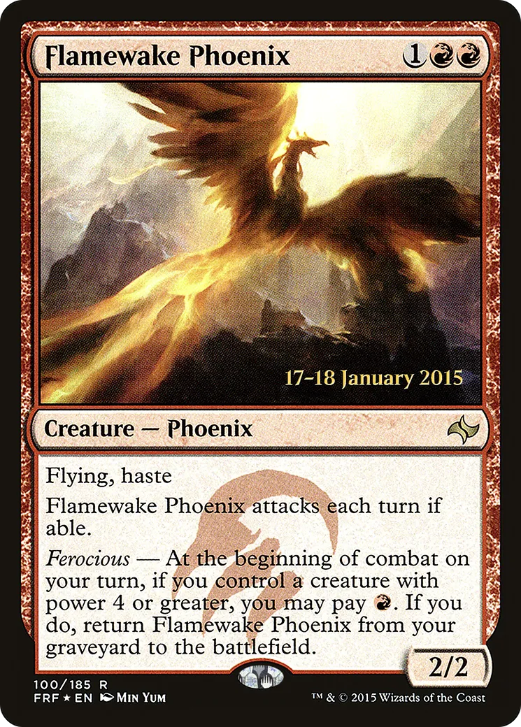 Phénix au sillage de flammes — Fate Reforged Promos — Magic: The Gathering