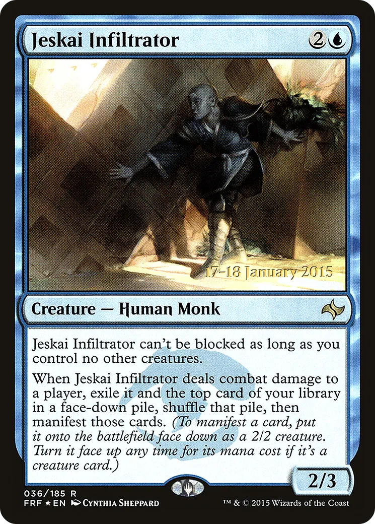 Jeskai Infiltrator — Fate Reforged Promos — Magic: The Gathering