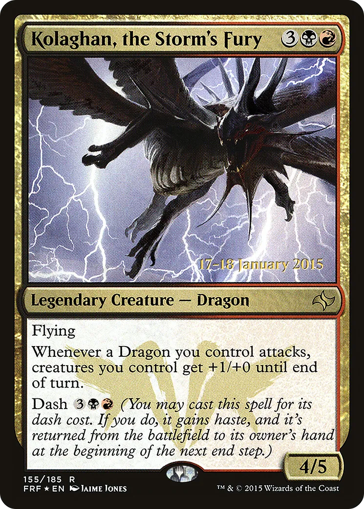 Kolaghan, la Furie de l'orage — Fate Reforged Promos — Magic: The Gathering