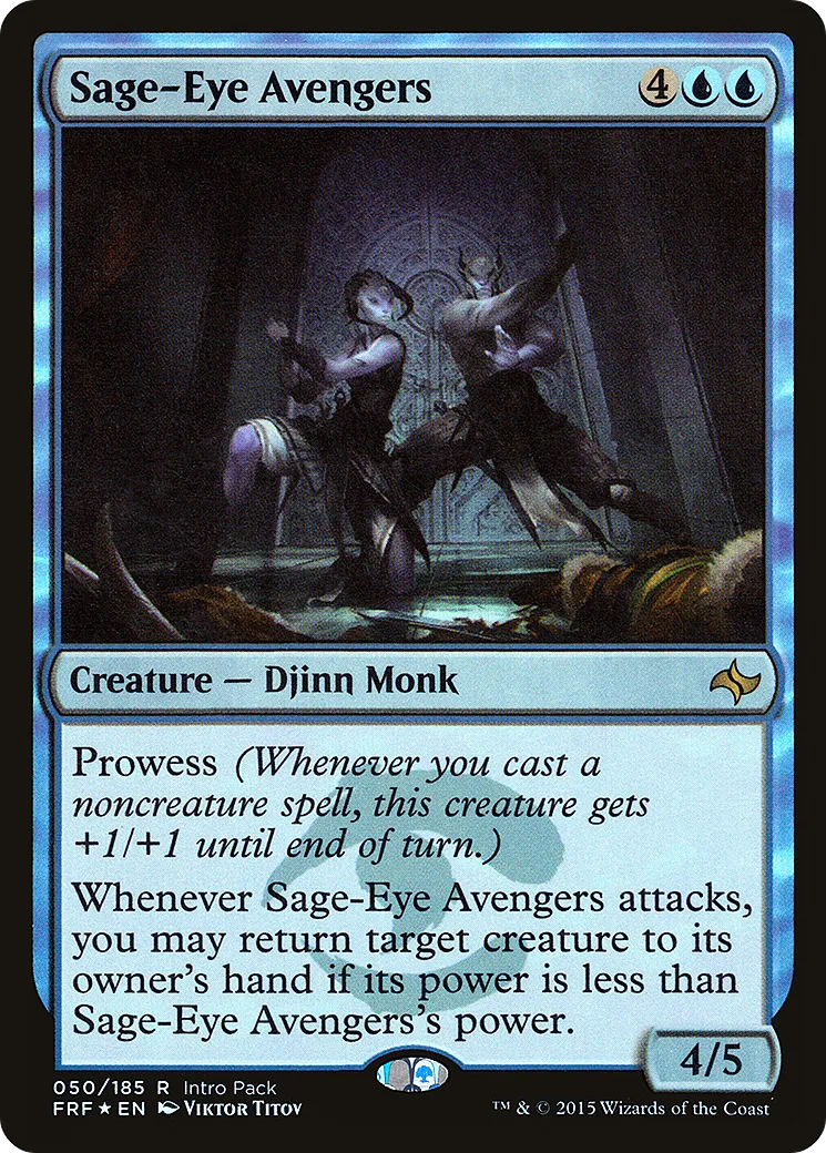 Sage-Eye Avengers — Fate Reforged Promos — Magic: The Gathering