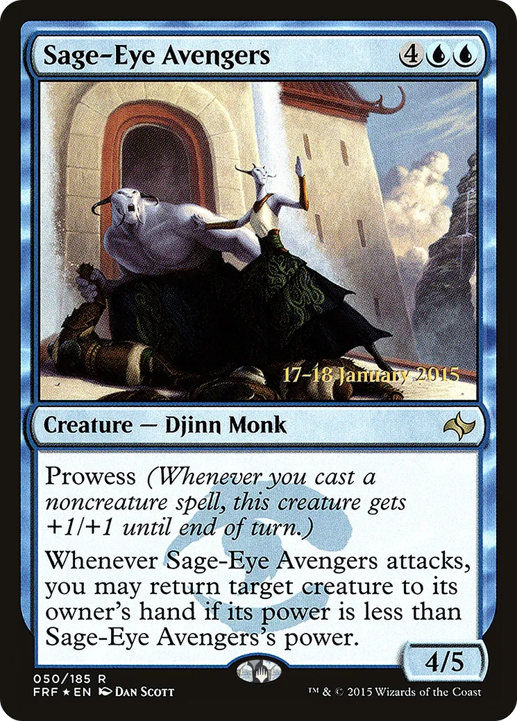 Sage-Eye Avengers — Fate Reforged Promos — Magic: The Gathering