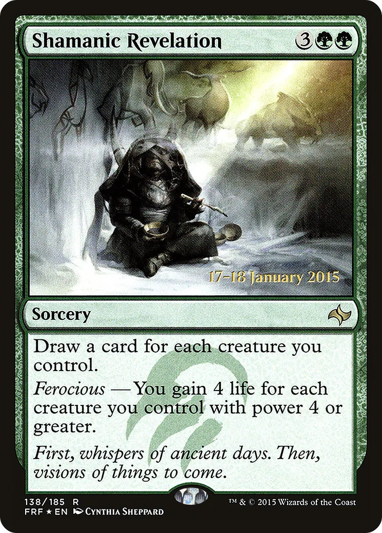 Révélation shamanique — Fate Reforged Promos — Magic: The Gathering