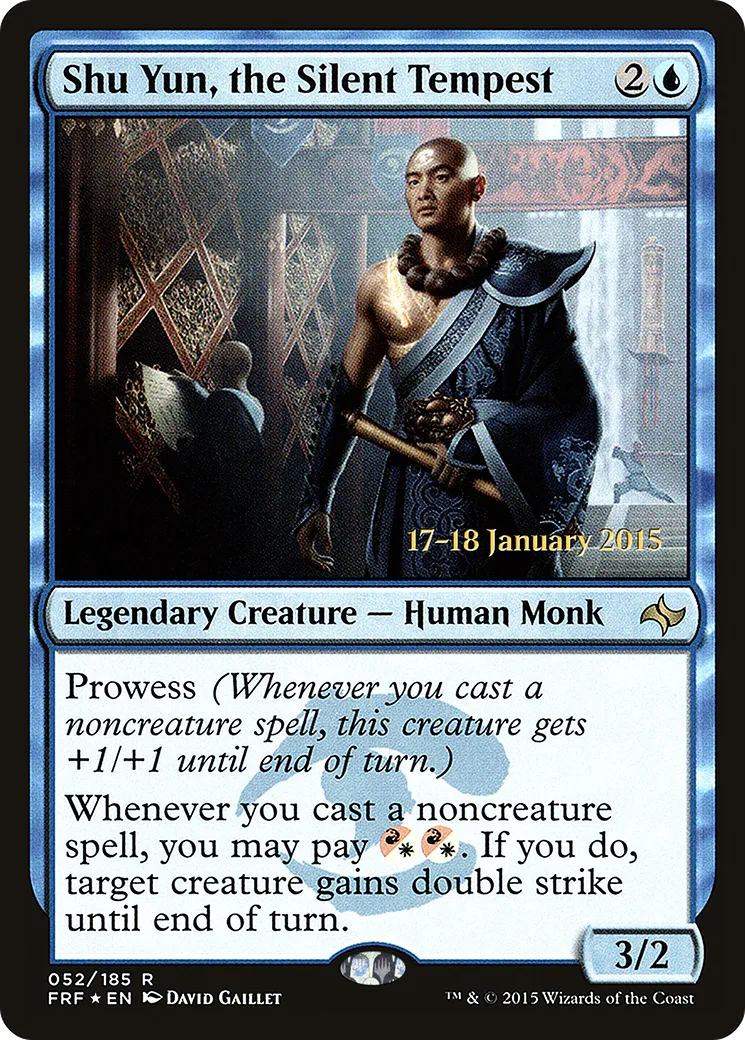 Shu Yun, the Silent Tempest — Fate Reforged Promos — Magic: The Gathering