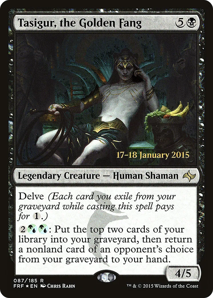 Tasigur, the Golden Fang — Fate Reforged Promos — Magic: The Gathering
