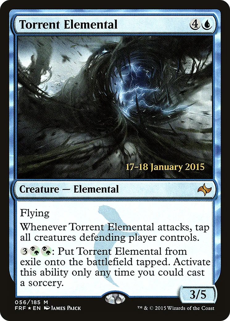 Torrent Elemental — Fate Reforged Promos — Magic: The Gathering