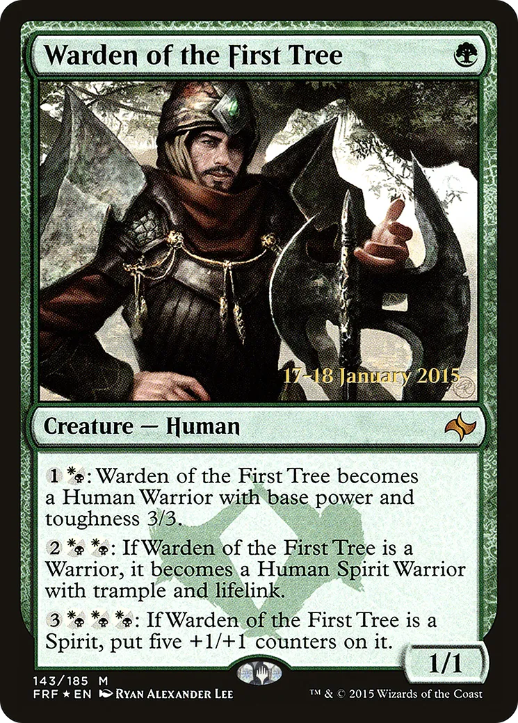Garde du Premier arbre — Fate Reforged Promos — Magic: The Gathering