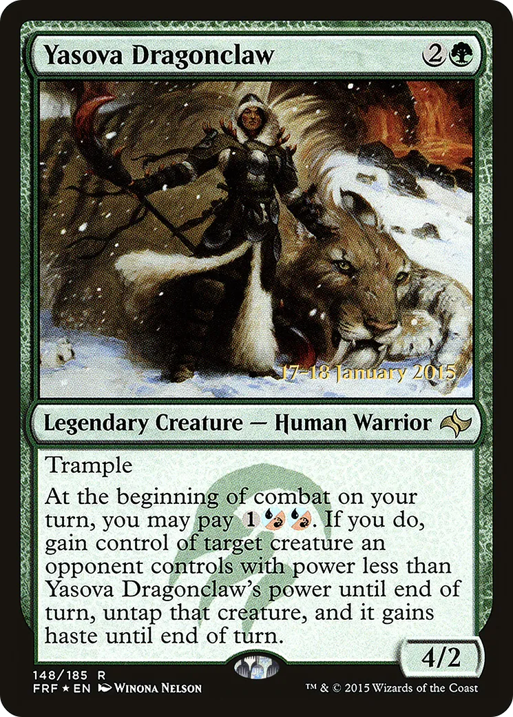 Yasova Dragonclaw — Fate Reforged Promos — Magic: The Gathering