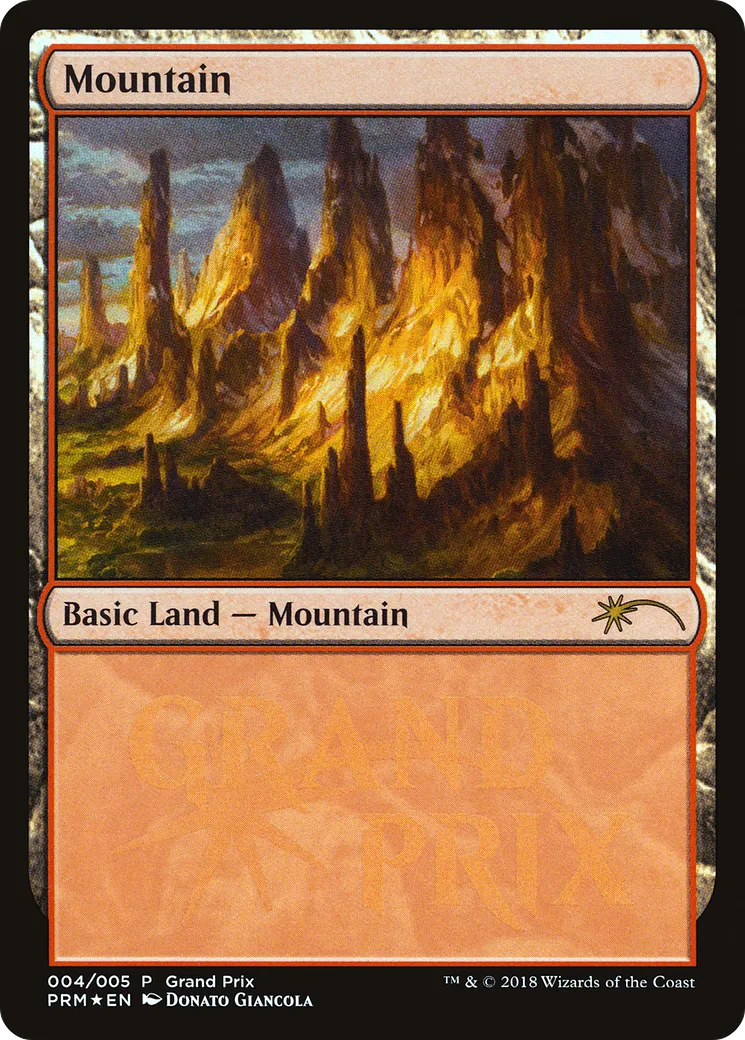 Mountain — Grand Prix Promos — Magic: The Gathering