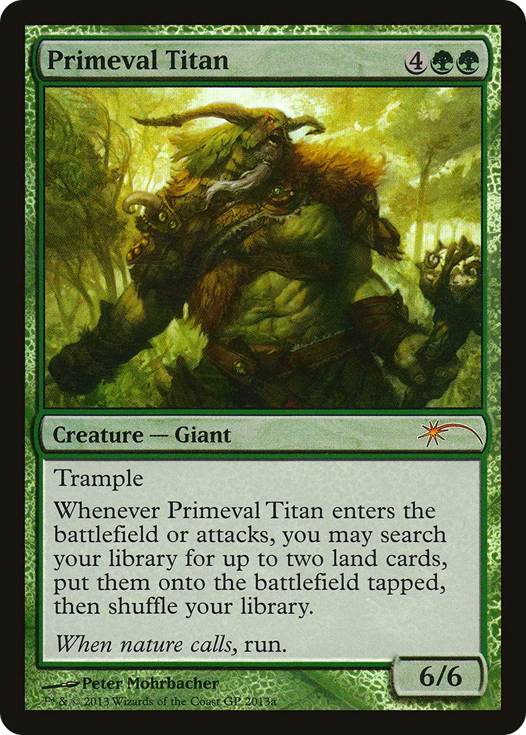 Primeval Titan — Grand Prix Promos — Magic: The Gathering