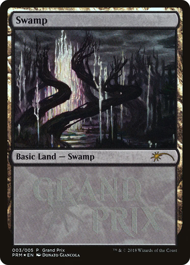 Swamp — Grand Prix Promos — Magic: The Gathering