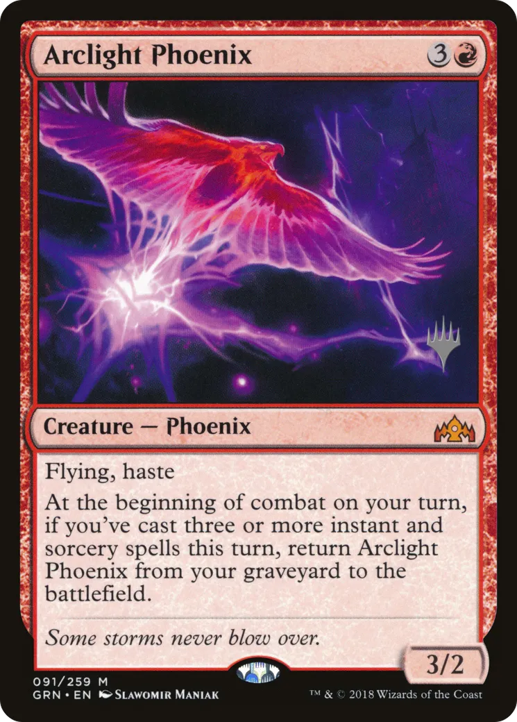 Arclight Phoenix from Guilds of Ravnica Promos - Magic: The Gathering