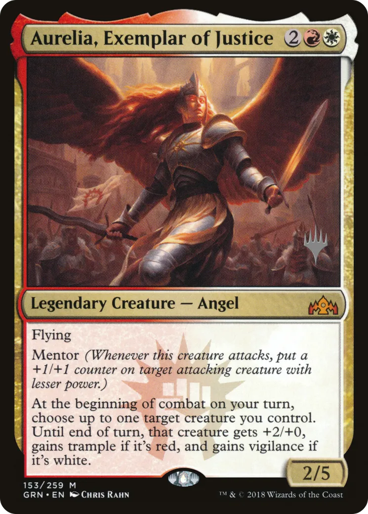 Aurélia, archétype de justice — Guilds of Ravnica Promos — Magic: The Gathering