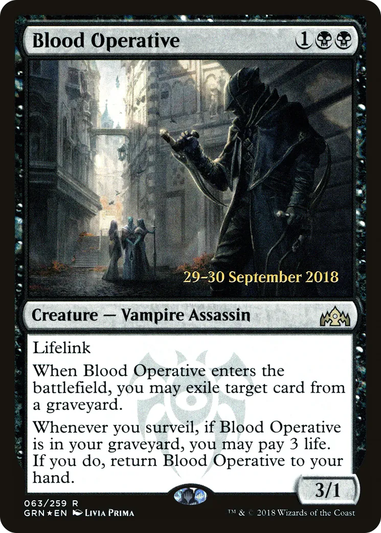 Blood Operative — Guilds of Ravnica Promos — Magic: The Gathering