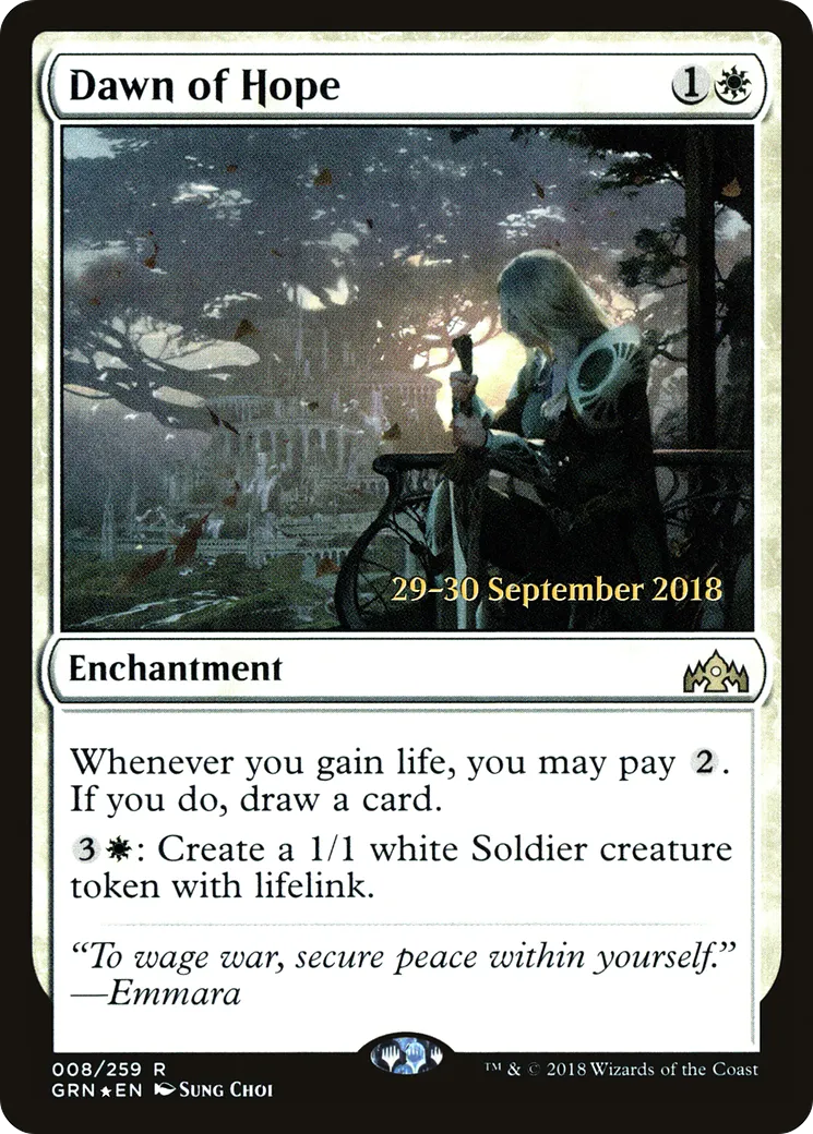 Dawn of Hope — Guilds of Ravnica Promos — Magic: The Gathering