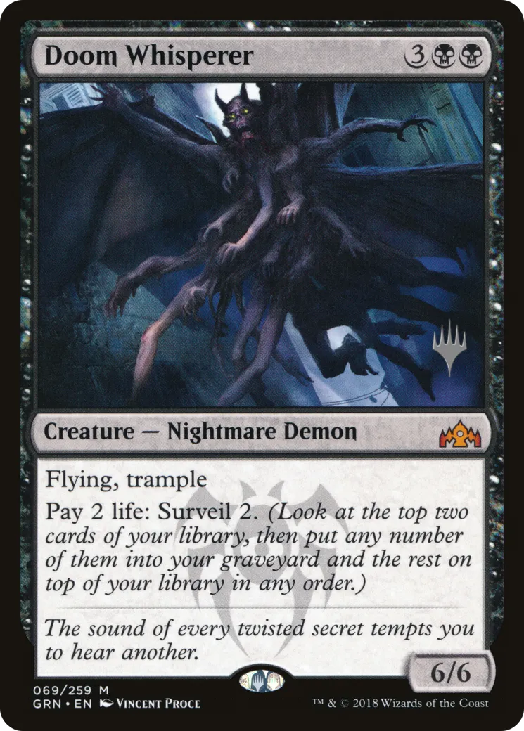 Doom Whisperer — Guilds of Ravnica Promos — Magic: The Gathering