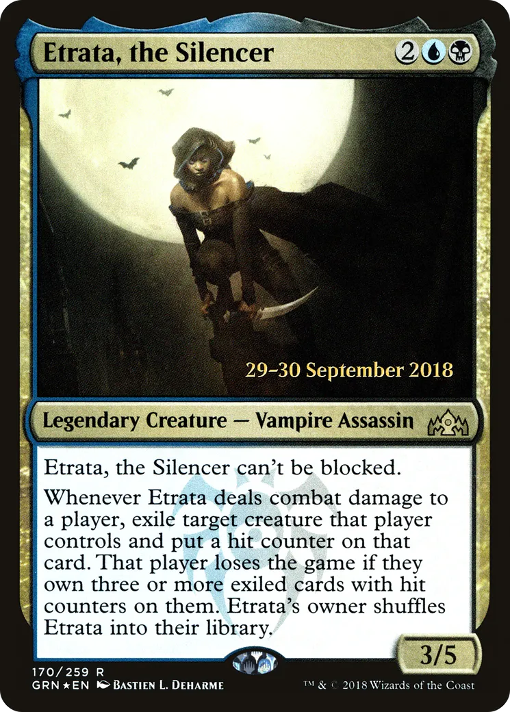 Etrata, the Silencer — Guilds of Ravnica Promos — Magic: The Gathering