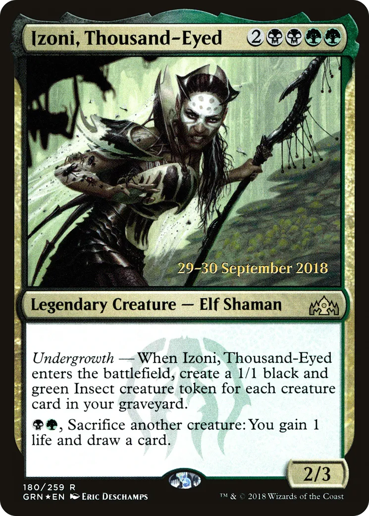 Izoni aux Mille Yeux — Guilds of Ravnica Promos — Magic: The Gathering