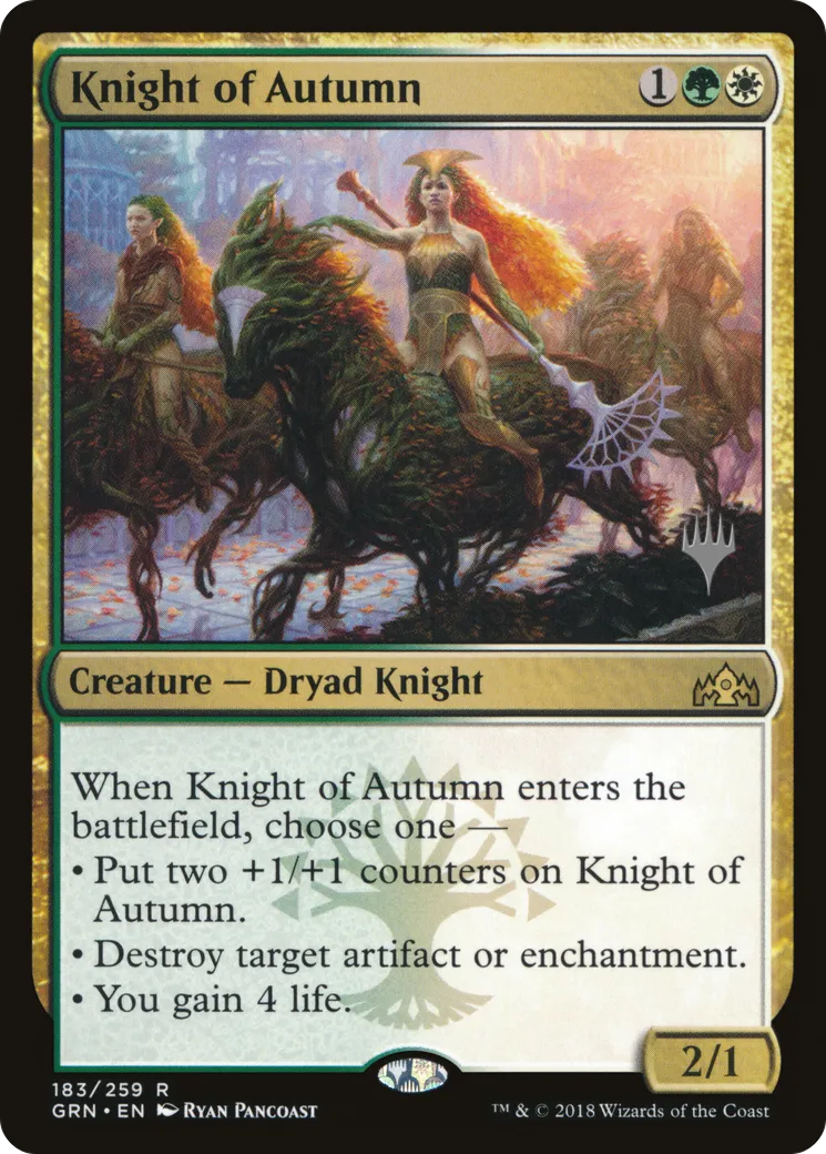 Chevalière de l'automne — Guilds of Ravnica Promos — Magic: The Gathering