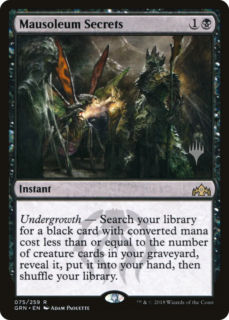 Mausoleum Secrets — Guilds of Ravnica Promos — Magic: The Gathering