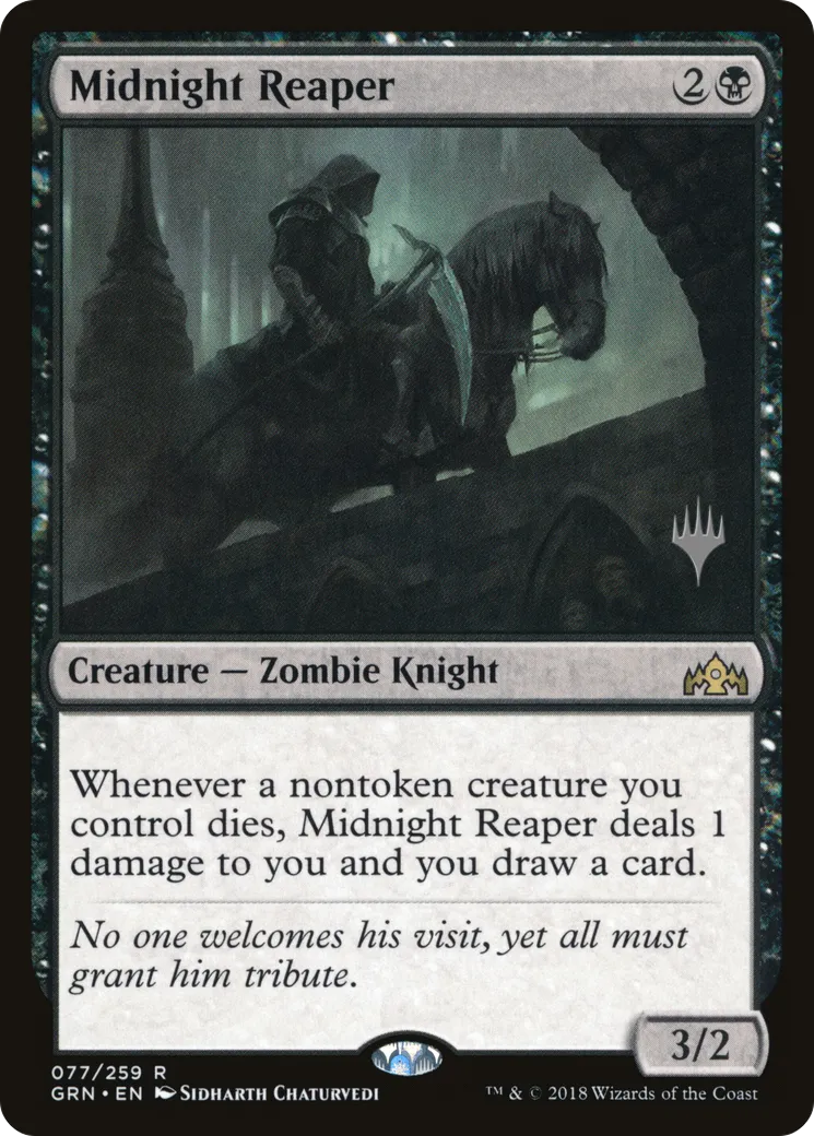 Midnight Reaper — Guilds of Ravnica Promos — Magic: The Gathering