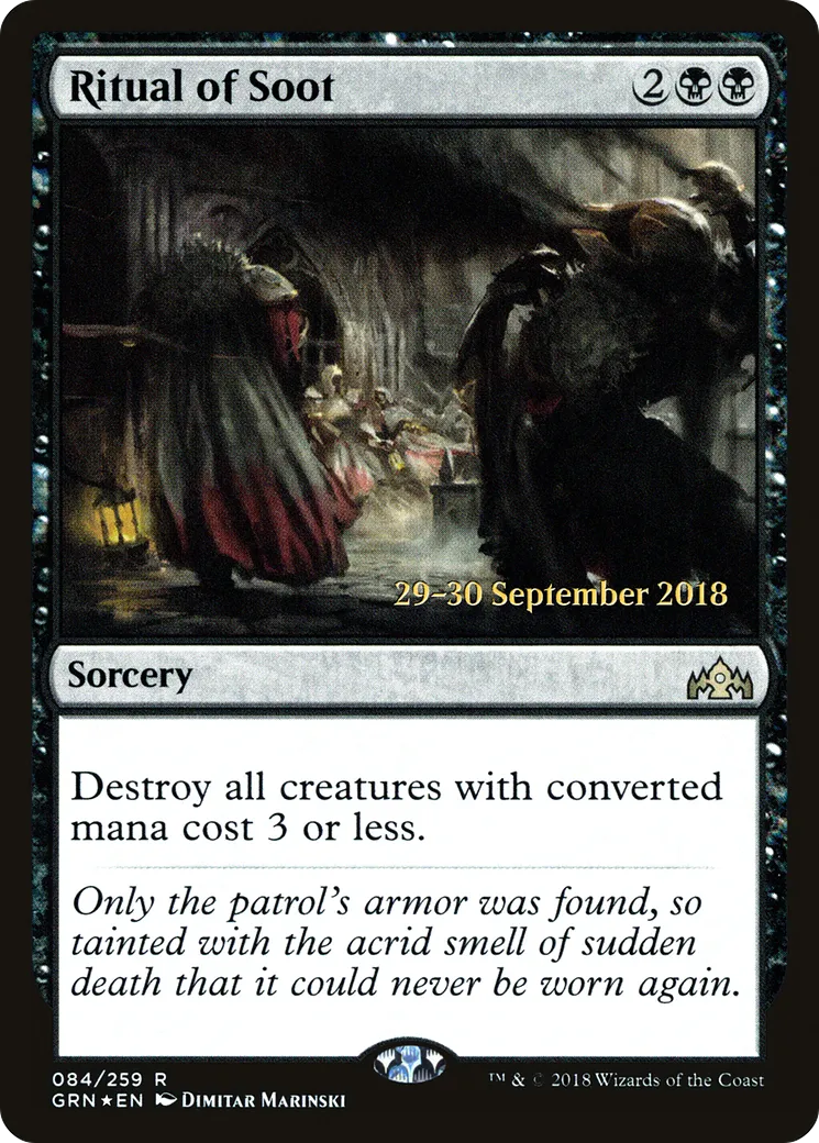 Ritual of Soot — Guilds of Ravnica Promos — Magic: The Gathering