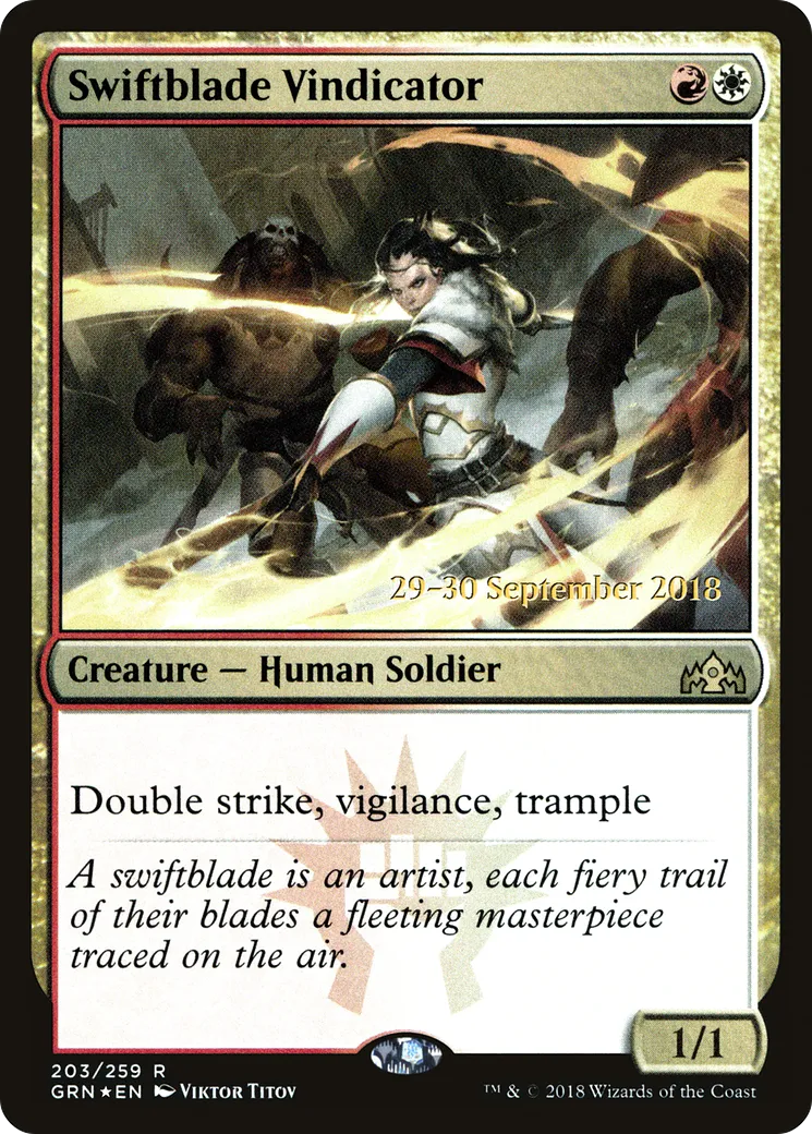 Justificatrice filelame — Guilds of Ravnica Promos — Magic: The Gathering