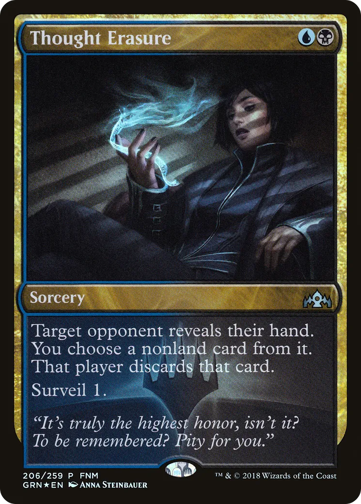 Effacement des pensées — Guilds of Ravnica Promos — Magic: The Gathering