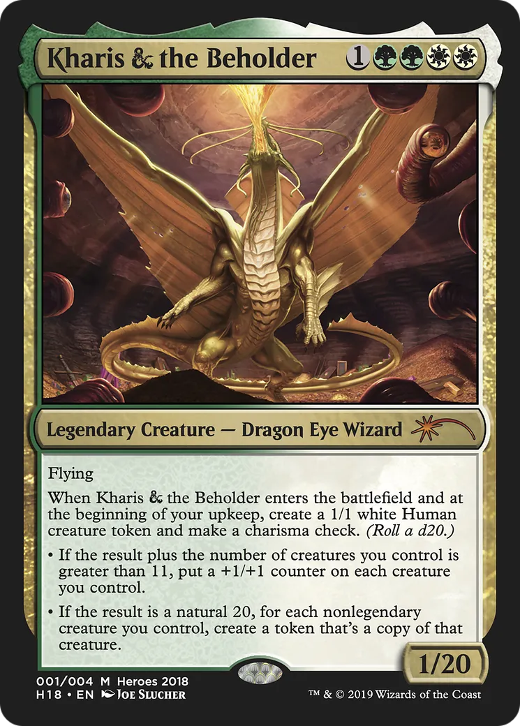 Kharis & The Beholder — 2018 Heroes of the Realm — Magic: The Gathering