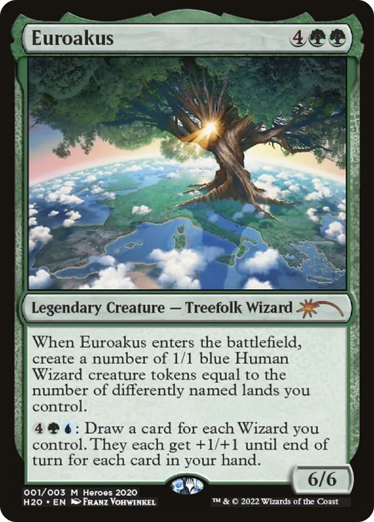Euroakus from 2020 Heroes of the Realm - Magic: The Gathering