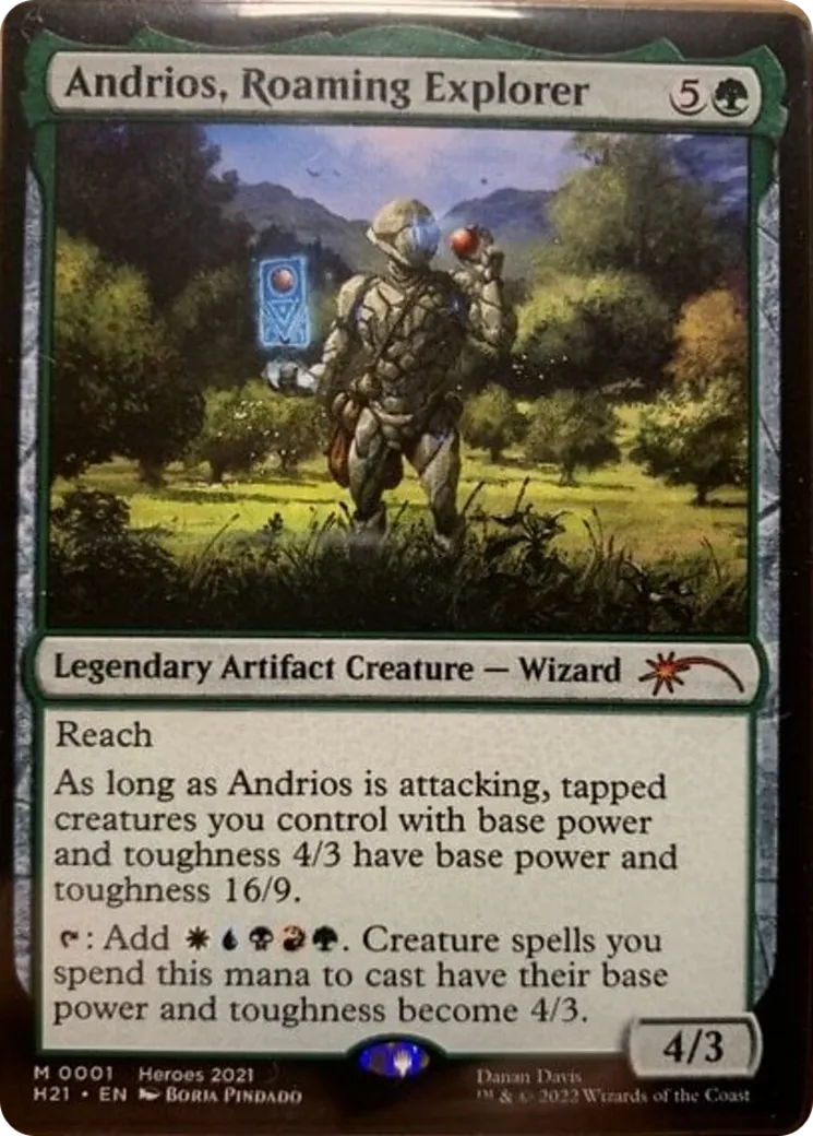 Andrios, Roaming Explorer — 2021 Heroes of the Realm — Magic: The Gathering
