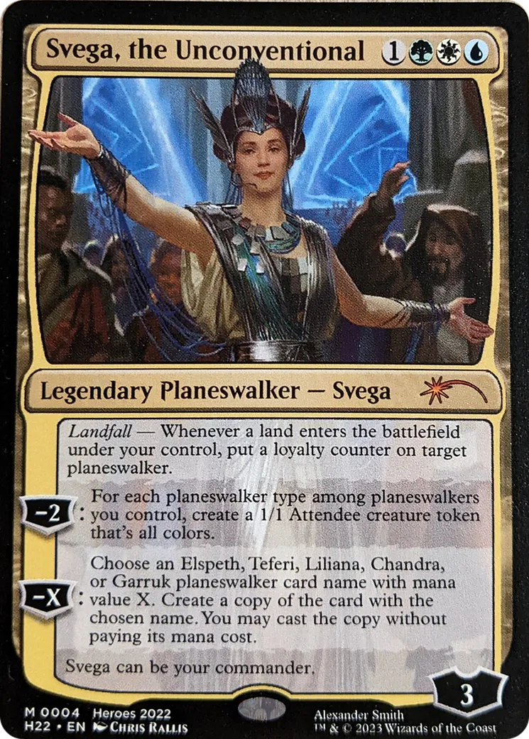 Svega, the Unconventional from 2022 Heroes of the Realm - Magic: The Gathering