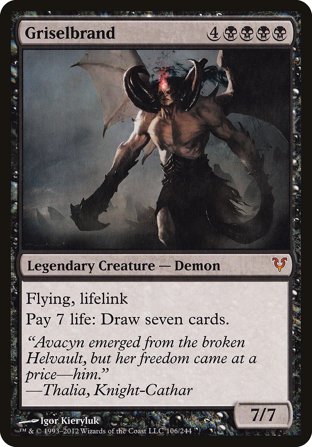 Griselbrand — Open the Helvault — Magic: The Gathering