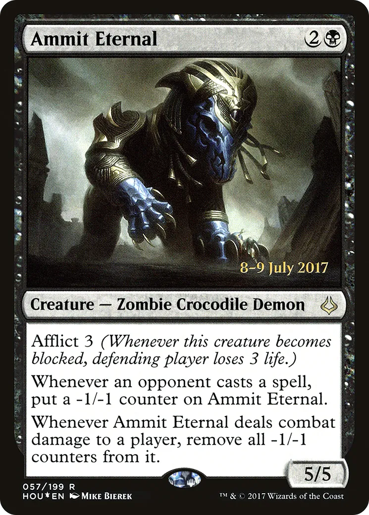 Ammit Eternal — Hour of Devastation Promos — Magic: The Gathering