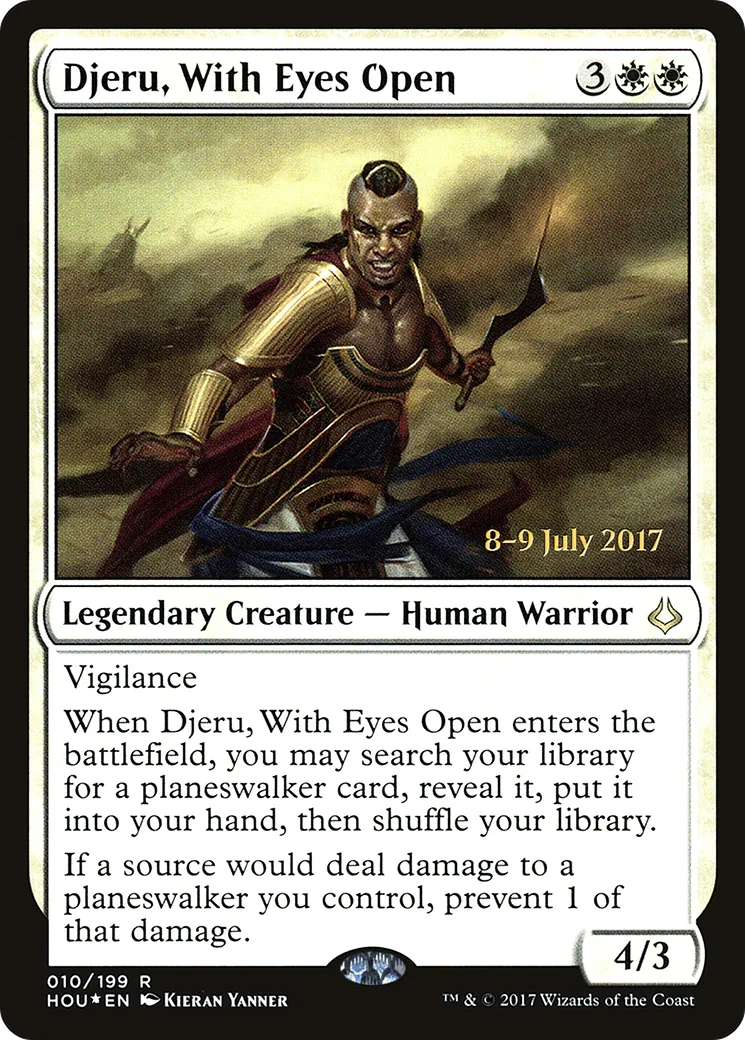 Djeru, With Eyes Open — Hour of Devastation Promos — Magic: The Gathering