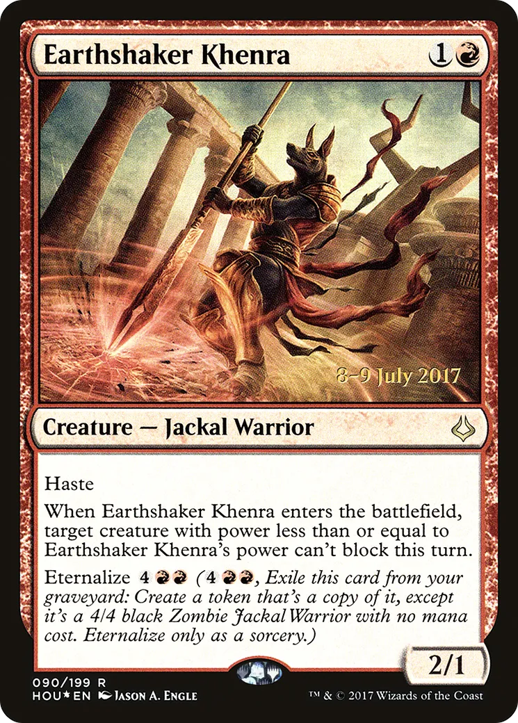 Khenra trembleterre — Hour of Devastation Promos — Magic: The Gathering